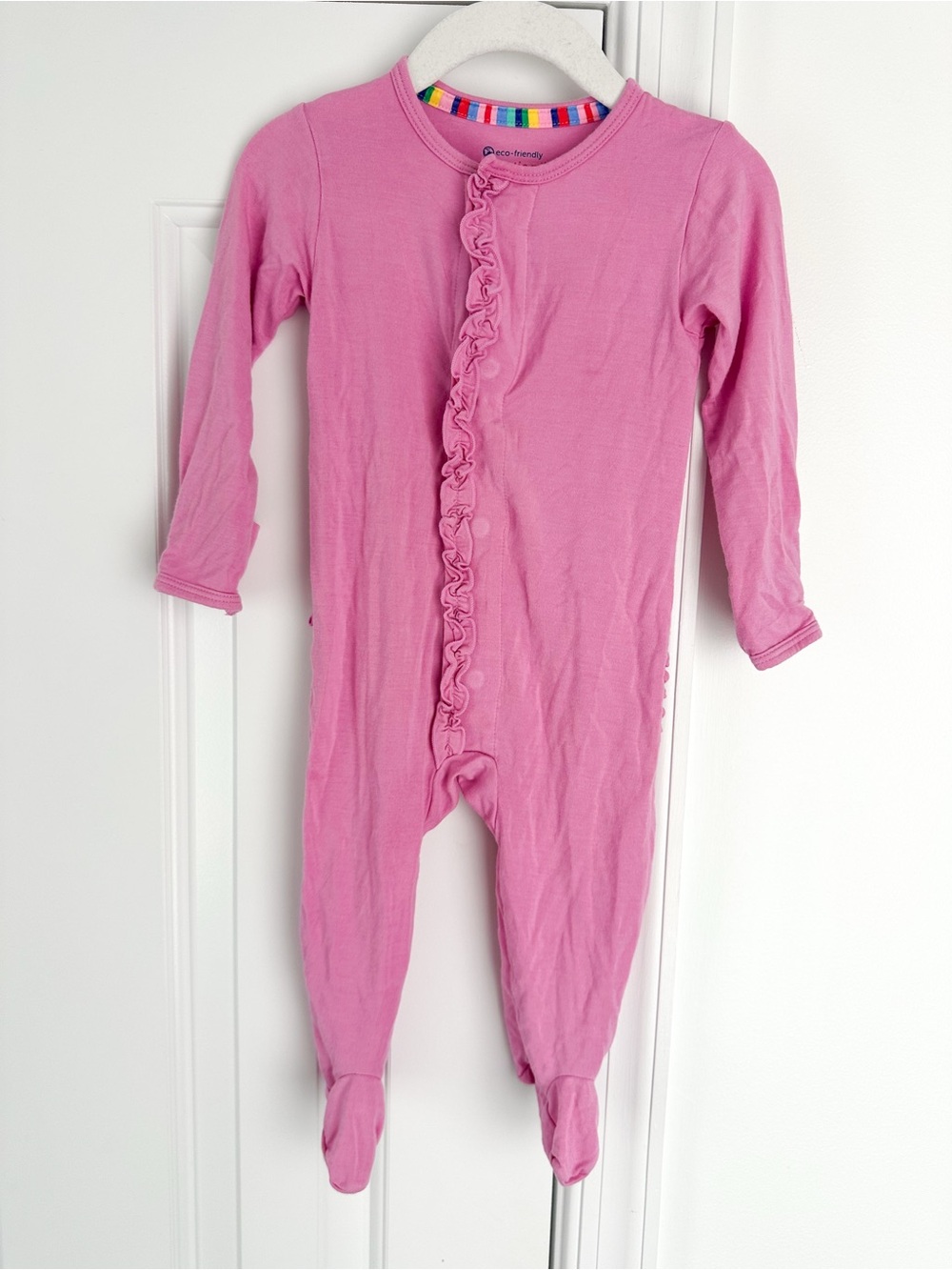 Magnetic Me pink footie 3-6m Excellent condition